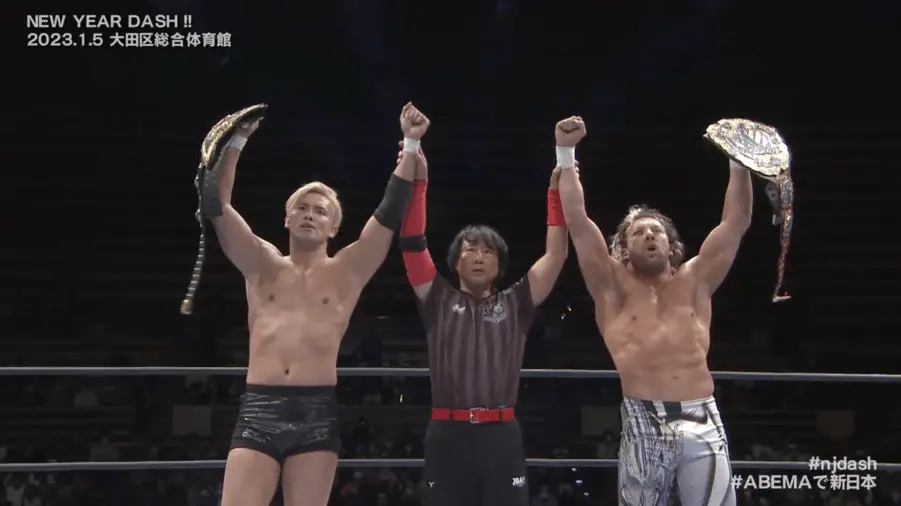 Kenny Omega Teams With Kazuchika Okada At Njpw New Year Dash Cultaholic Wrestling 